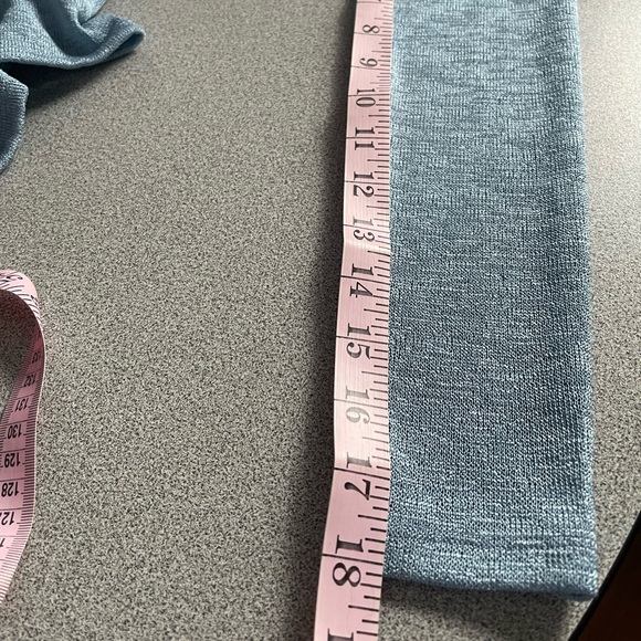 Micheal Micheal Kors Blue Open Water Fall Cardigan Top Size Medium - Picture 10 of 13